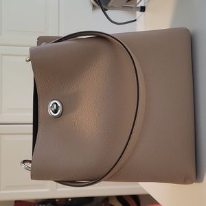 Coach Charlie Bucket Bag Tan